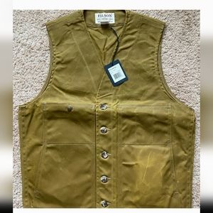 Filson tin cloth vest